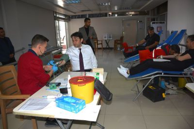 Kahramanmaraş'ta Sağlık Çalışanlarından Örnek Davranış: Kan Bağışına Katıldılar
