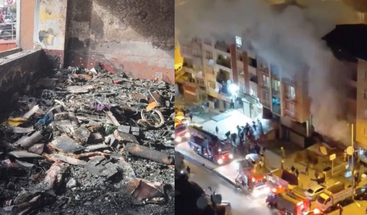 Kağıthane'de Boş Bina Yangını: Mahalleli ...